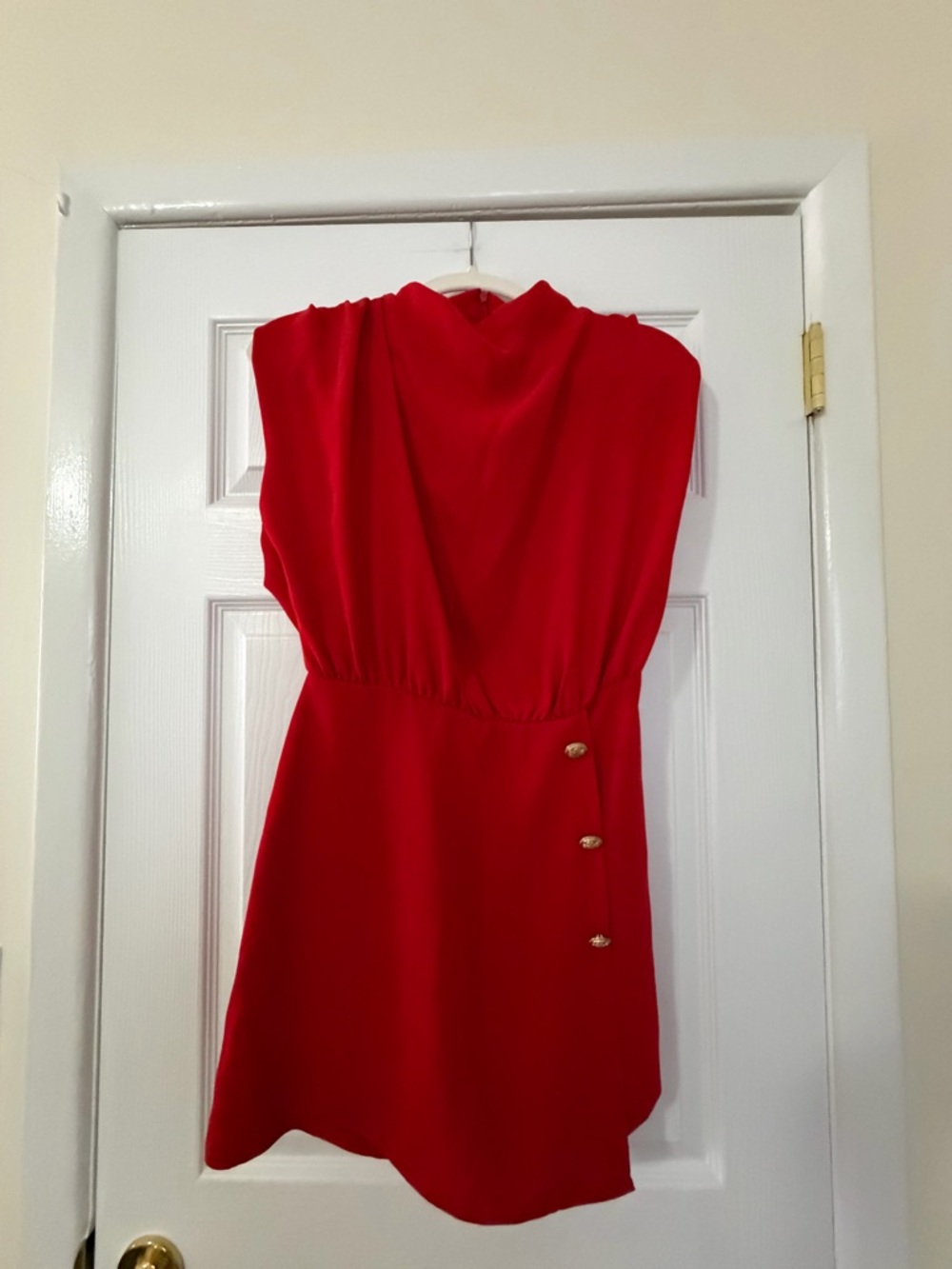 Zara Romper Style Dress with Gold Buttons